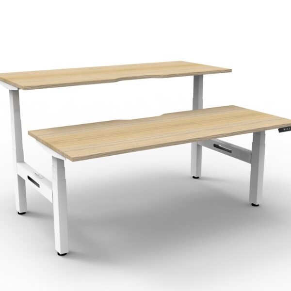 Boost Plus Back to Back Workstation 1200mm W x 1500mm D x 620mm – 1270mm H (B+2P1275)