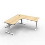 Boost Plus Back to Back Workstation With Cable Tray 1500mm W x 1500mm W x 750mm D x 620mm - 1270mm H (B+CNRCT1P1515)