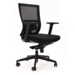 Cascade Medium Back Mesh Chair - Black (CASCADE MB BK)