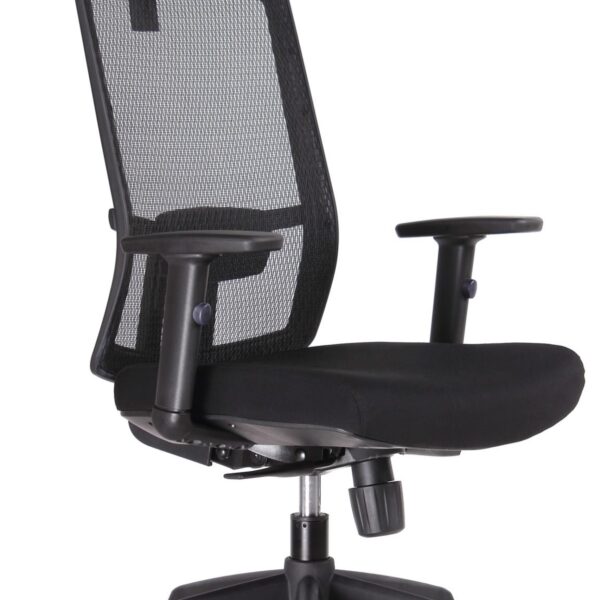 Kal Task Head Rest with Integrated Coat Hanger – *Chair not included* – (KALHR BK)