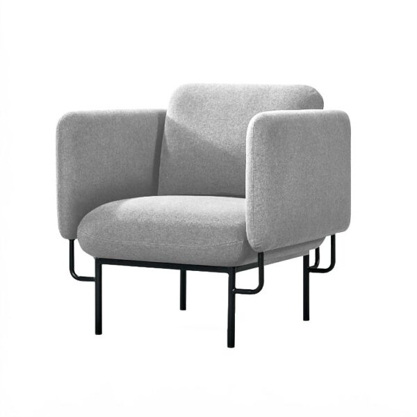 Capri One Seater Lounge Light Grey – (CAPRI1 LG)