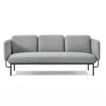 Capri Three Seater Lounge Light Grey - (CAPRI3 LG)