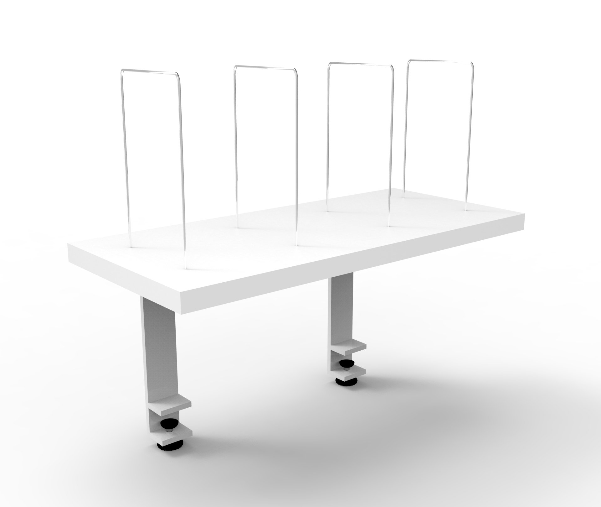 Rapidline Clamp Mount Shelf 600mm W x 270mm D x 475mm H (CMSHELF600) - Image 2