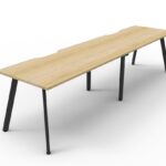 Eternity 2 Person Single Sided Workstation - No Screen 1800mm W x 750mm D x 730mm H (D-ELS2P1875)
