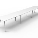 Eternity 3 Person Single Sided Workstation - No Screen 1800mm W x 750mm D x 730mm H (D-ELS3P1875)