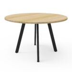 "Eternity Round Meeting Table 1200mm Dia x 730mm H (D-ERT12)