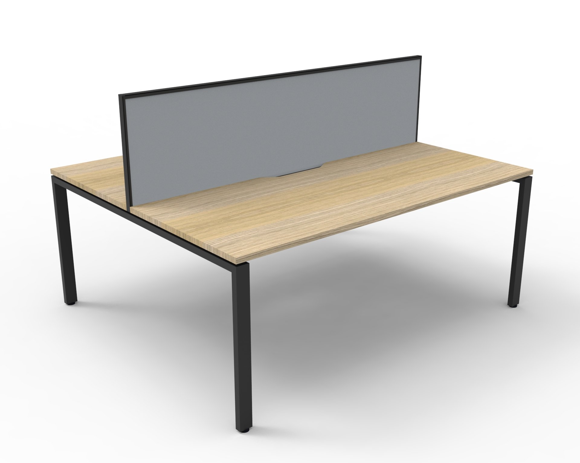 Deluxe Rapid Infinity 10 Person Back to Back Profile Leg Workstation – With Screen (D-IPLDWS10P)