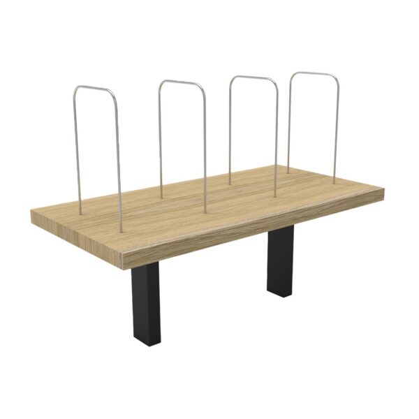 Desk Mounted Shelf 600mm W x 300mm D x 450mm H (DMSHELF)