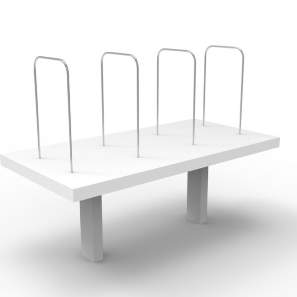 Desk Mounted Shelf 600mm W x 300mm D x 450mm H (DMSHELF)