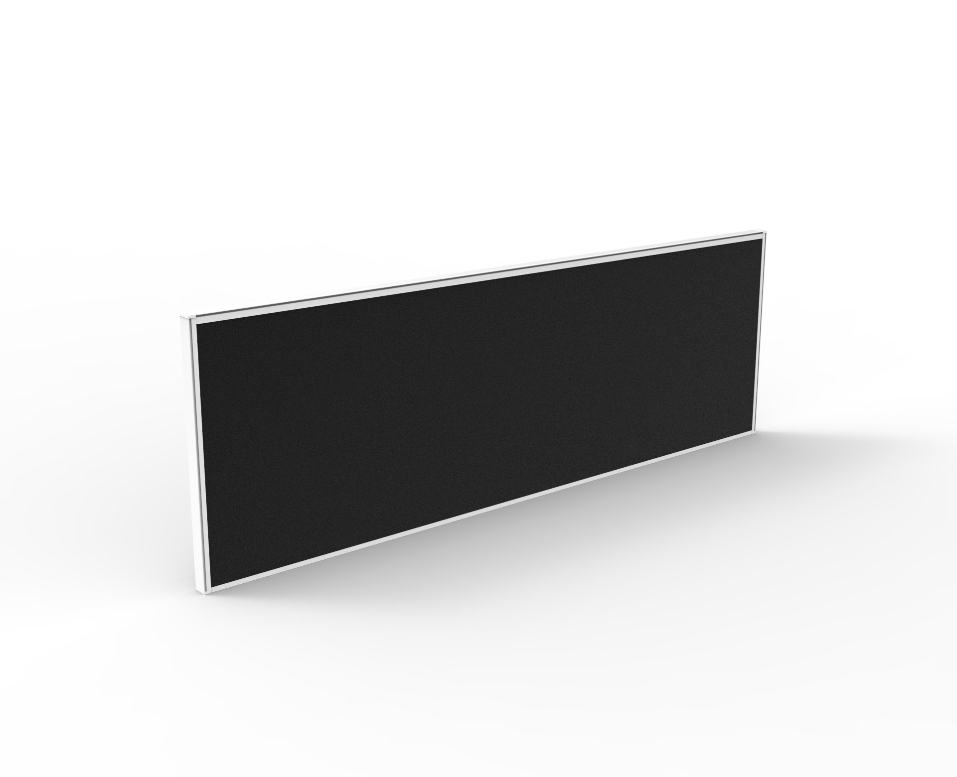 Desk Mounted Screen - 495mm H x 1500mm W x 30mm T (SHS1504)