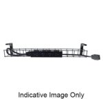 SINGLE TIER CABLE BASKET - 650mm W 1 x Quad Auto Switched Power Module (SWBK6504G)