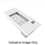 Surface Mount Box 2 GPO + 2 USB Charging Ports  (SWFLIP2G2USB)