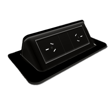 Pop Up In-Desk Module With 1 GPO + 2 USB  (SWPOP1G2USB)