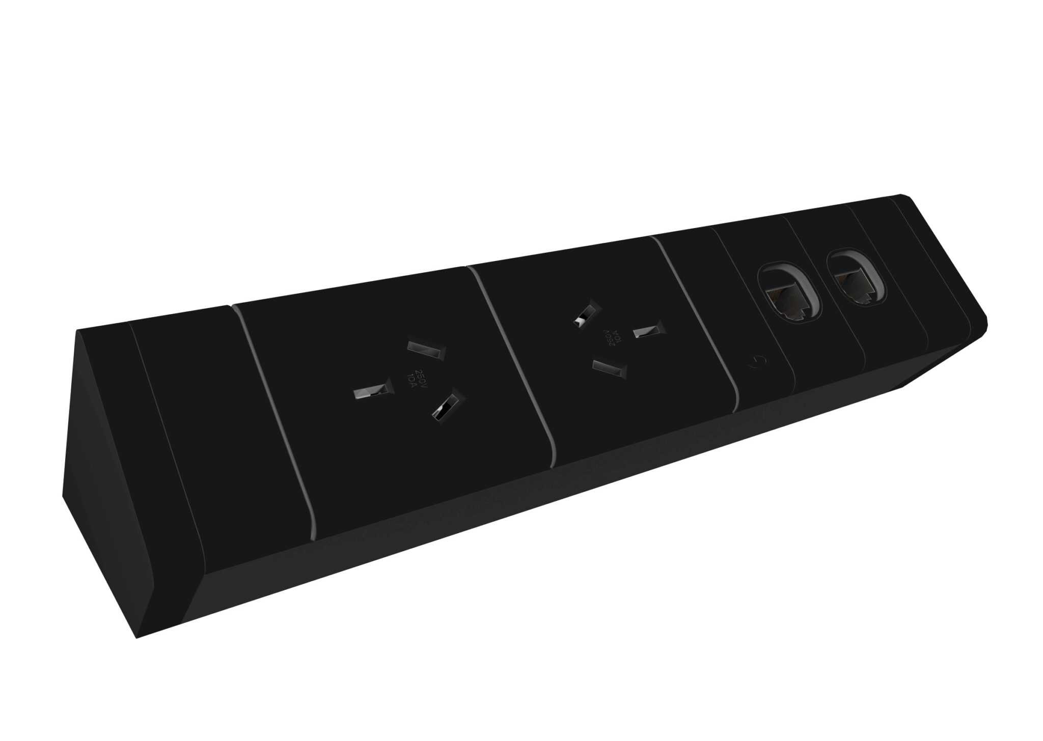 Rail Kit - 2 GPO +2 USB + Helipad (SWPR1G1HP2USB) - Image 2
