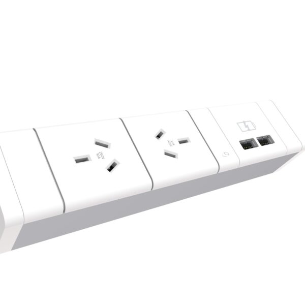 Rail Kit – 2 GPO +2USB  (SWPR2G2USB)