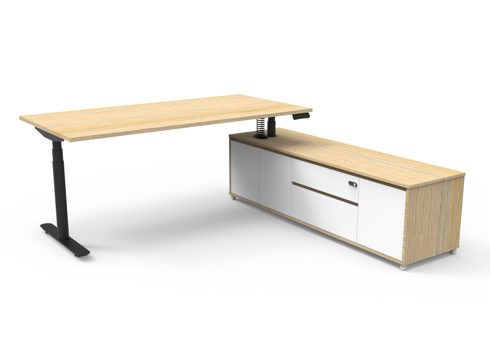 Halo+ Executive Desk - RIGHT Hand Side Configuration - (HERI) - Image 3