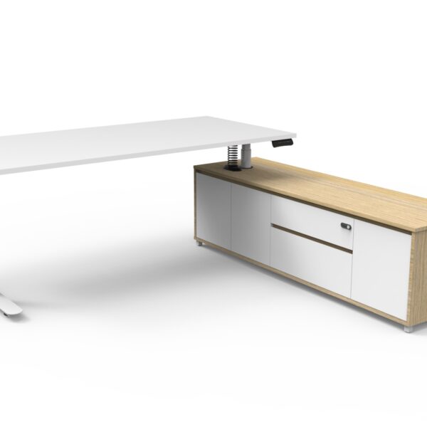Halo+ Executive Desk – RIGHT Hand Side Configuration – (HERI)