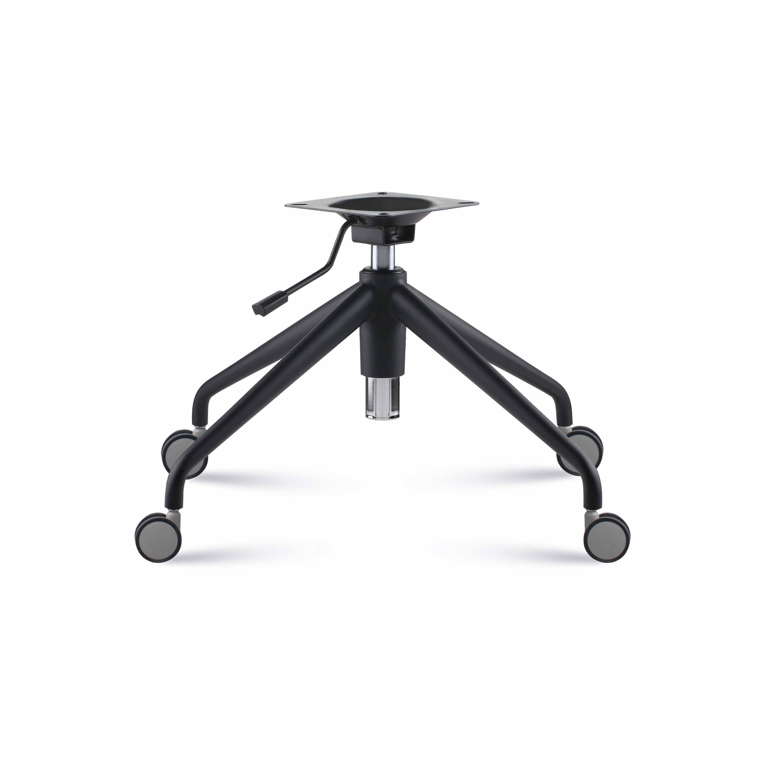 4 Star Base With Gas Lift Base To Suit Aspen Chair - Black Powdercoat - (ASP-4STAR BK)