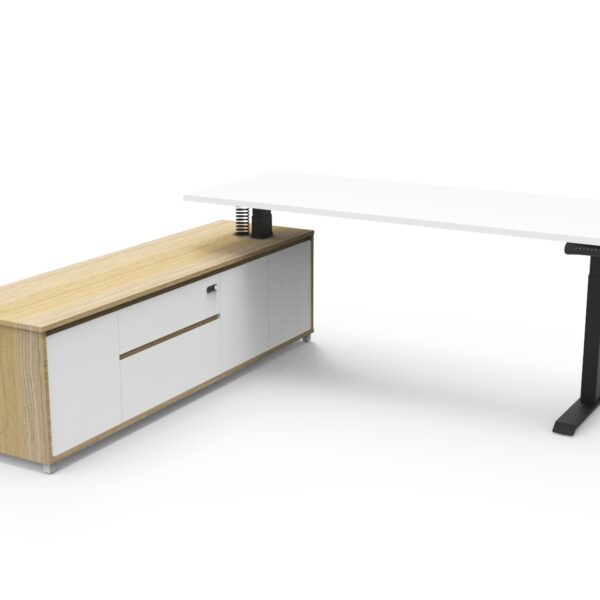 Boost+ Executive Desk – LEFT Hand Side Configuration – (BELE)