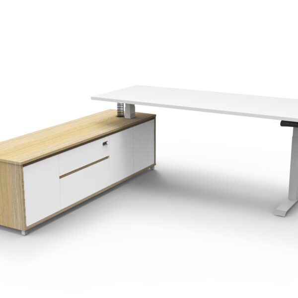Boost+ Executive Desk – LEFT Hand Side Configuration – (BELE)