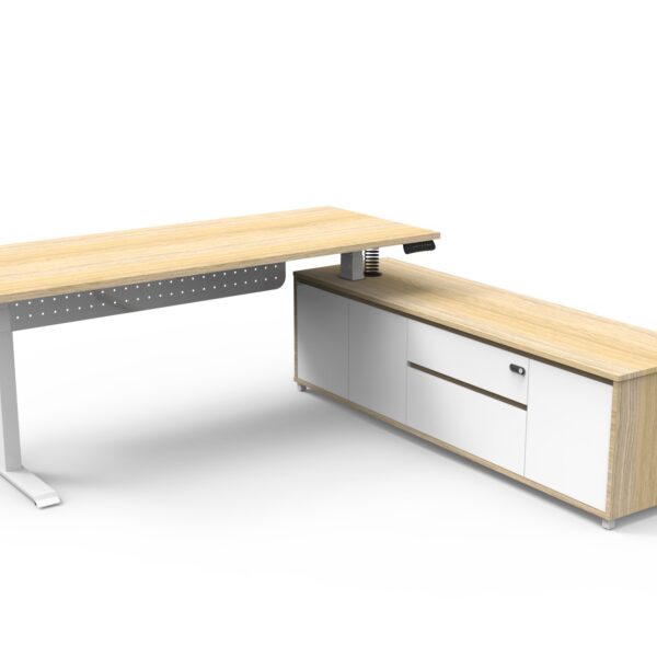 Boost+ Executive Desk with modesty panel – RIGHT Hand Side Configuration – (BERIMP)