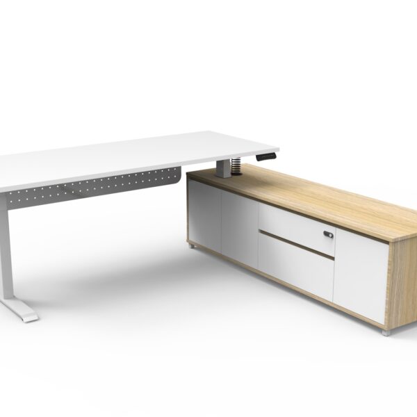 Boost+ Executive Desk with modesty panel – RIGHT Hand Side Configuration – (BERIMP)