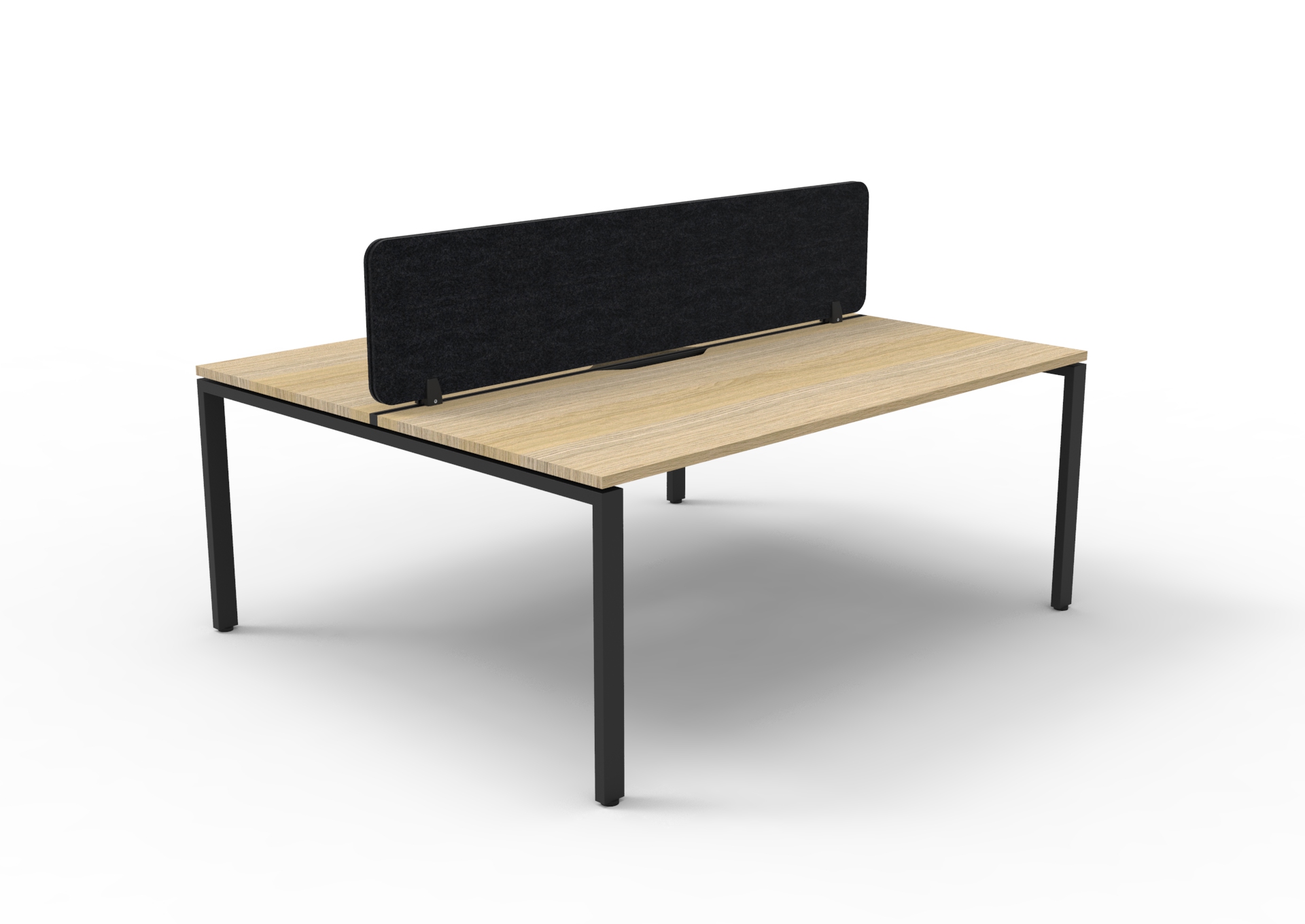 Deluxe Rapid Infinity 8 Person Back to Back Profile Leg Workstation – Eco Panel Screen (D-IPLDEP8P)