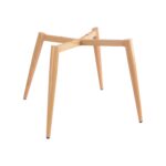 Pixel Chair Range 4 Leg Steel Base - Timber Look PC - (PIX-TP4L ASH)