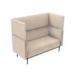 Velto Two Seater High Back Lounge - Custom Colour ( Approx. 8 Week Lead Time ) (VL2 MISC)