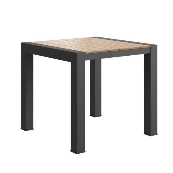 Ridge Outdoor Table Square (ODT8484 EO/BK)