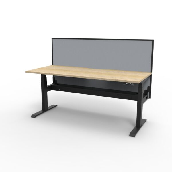 Boost+ Single Sided Workstation With Screen & Cable Tray – (B+1PWSCT)