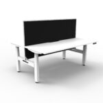Boost+ Back to Back Workstation With Screen - E0 Rated Top - (B+2PWS)