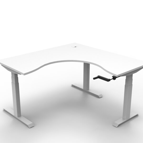 Boost Crank Manual Height Adjustable Corner Workstation - (BCCNR1P)