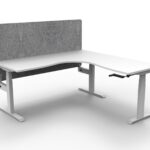 Boost Crank Manual Height Adjustable Corner Workstation - (BCCNREP1P)