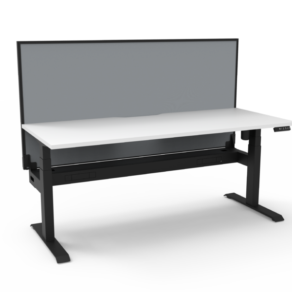 Boost Light Single Sided Workstation with Screen and Cable Tray – (BLI1PWSCT)