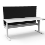 Boost Light Single Sided Workstation with Screen and Cable Tray - (BLI1PWSCT)