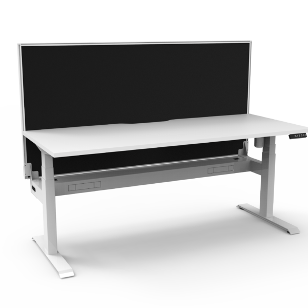 Boost Light Single Sided Workstation with Screen and Cable Tray – (BLI1PWSCT)