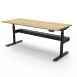 Halo+ Single Sided Workstation With Cable Tray - (H+1PCT)