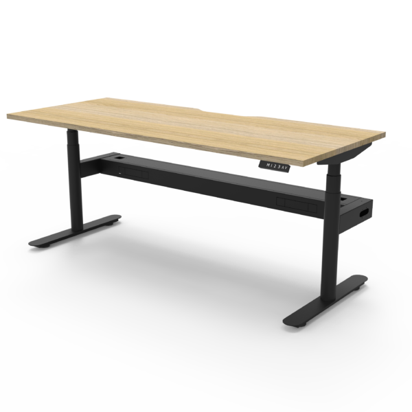 Halo+ Single Sided Workstation With Cable Tray – (H+1PCT)