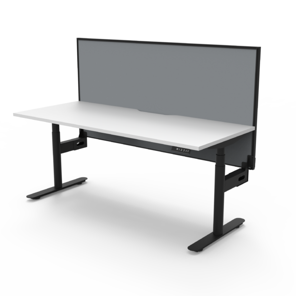 Halo+ Single Sided Workstation With Screen – (H+1PWS)