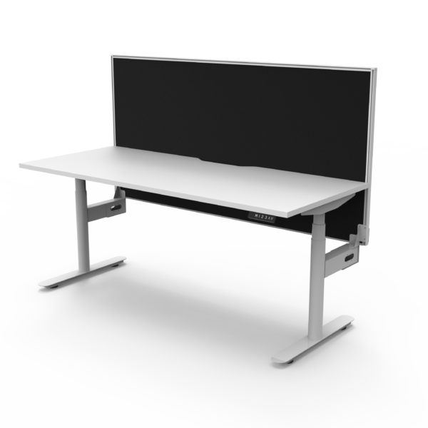 Halo+ Single Sided Workstation With Screen – (H+1PWS)