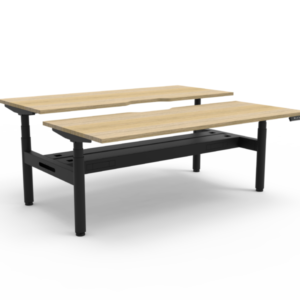 Boost+ Back to Back Workstation With Cable Tray – (B+2PCT)