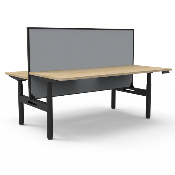Halo+ Back to Back Workstation With Screen – (H+2PWS)