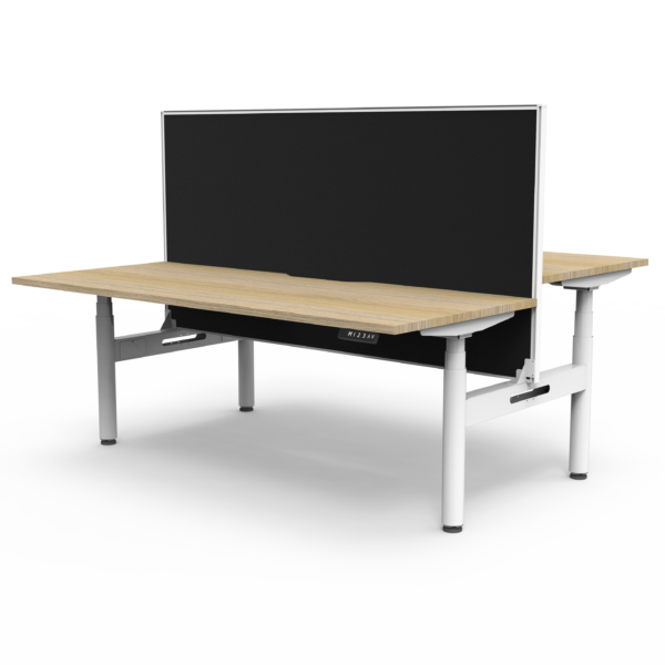 Halo+ Back to Back Workstation With Screen – (H+2PWS)
