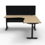Halo+ Corner Workstation with Screen - (H+CNRWS1P)