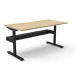 Halo Static Single Sided Workstation with Cable Tray (HS1PCT)