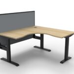 Boost Static Corner Workstation with Screen (SBCNRWS1P)