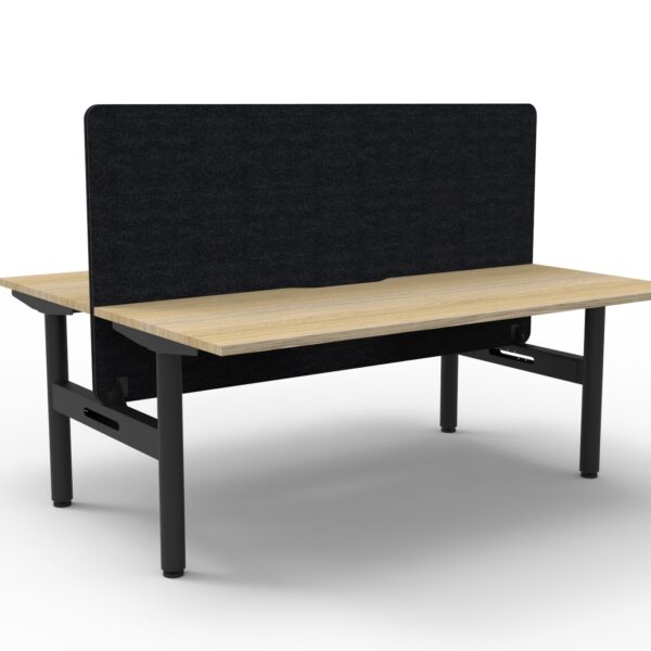 Halo Static Back to Back Workstation With H Eco Panel Screen (HS2PEP)