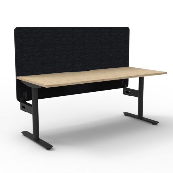 Halo Static Single Workstation With H Eco Panel Screen (HS1PEP)